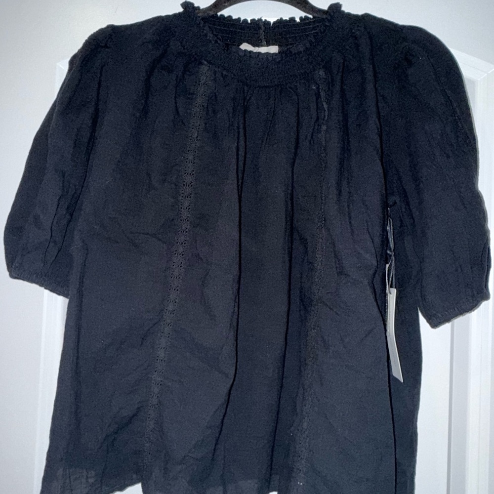 New with Tags Black Blouse